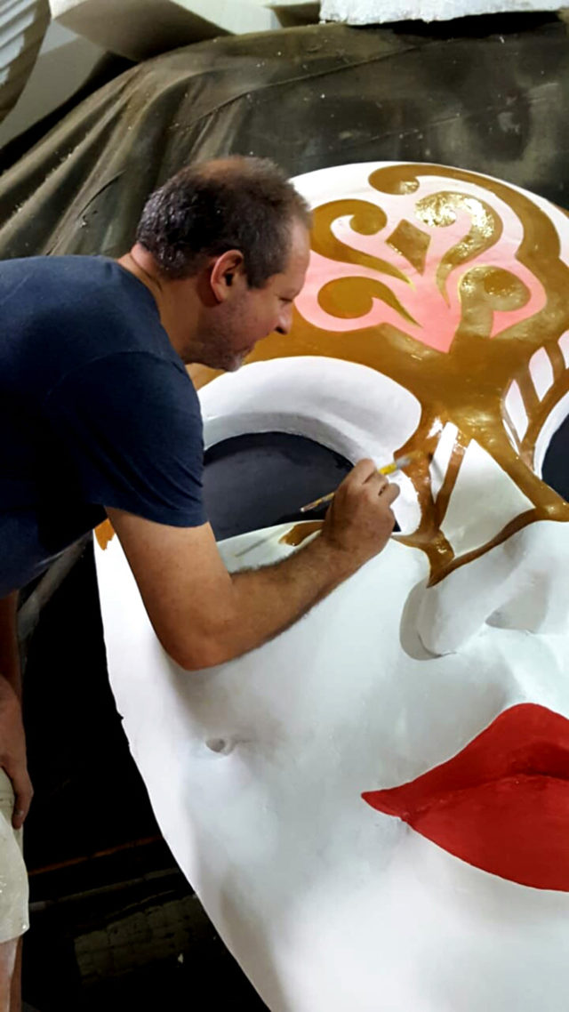 Flavio Polycarpo no atelier 1